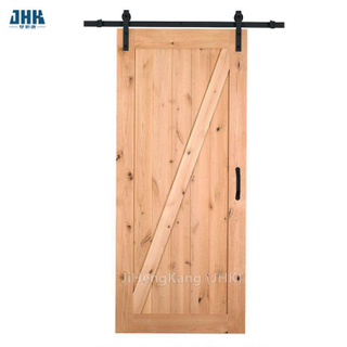 Hardware utilizado para la puerta de granero corrediza de techo de madera de fresno